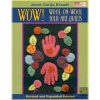 WOW! Wool-on-Wool folk-art quilts OOP