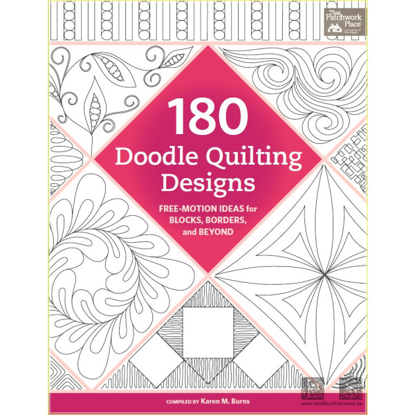 180 Doodle Quilting Designs: Free-Motion Ideas for Blocks, Borders, and Beyond